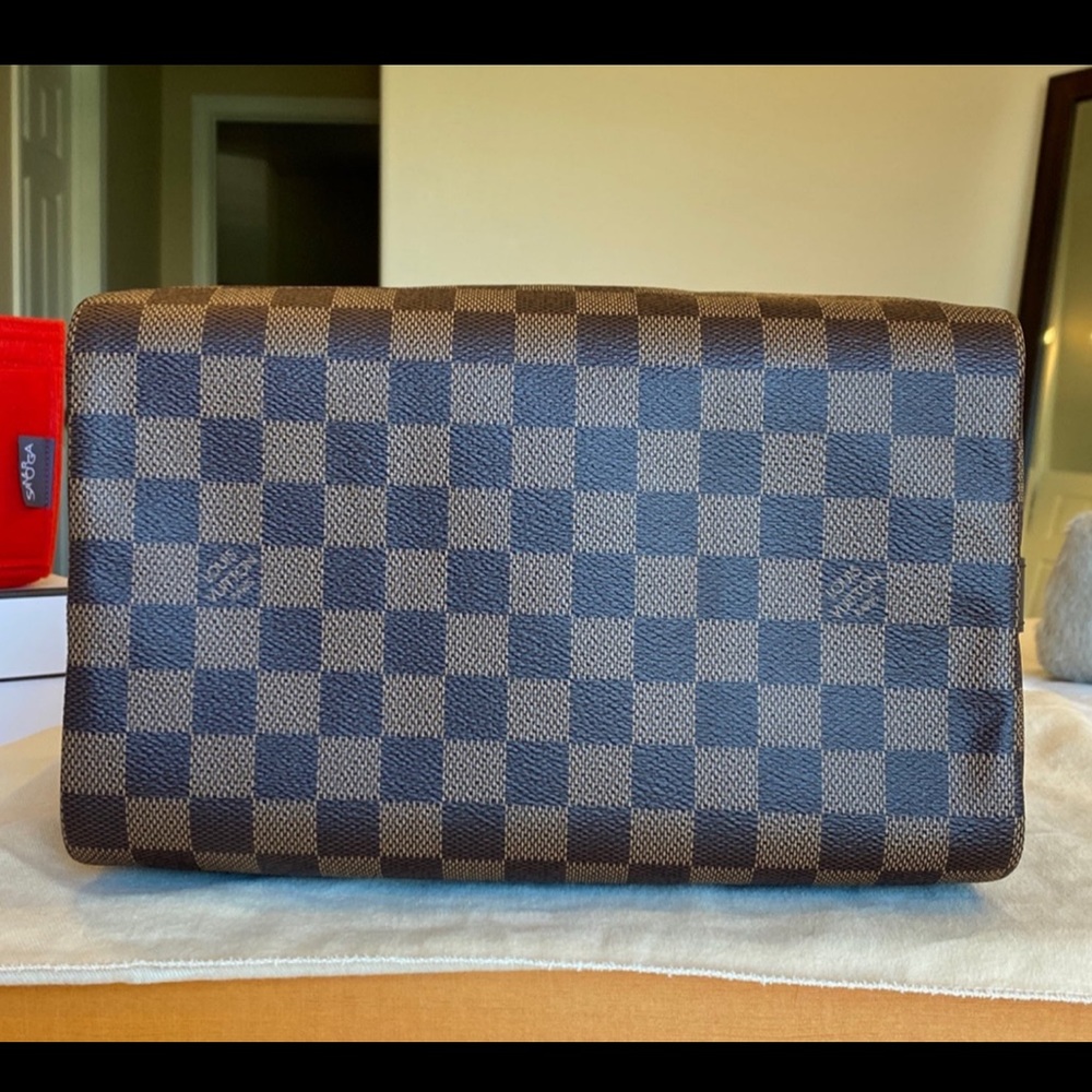 LOUIS VUITTON SPEEDY BANDOULIERE 25 and EMILIE WALLET DAMIER EBENE - Picture 7 of 16